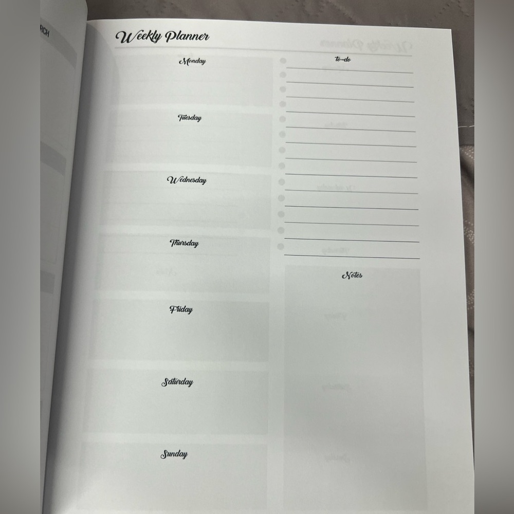Weekly Planner (Anytime Start) - Picture 5 of 7